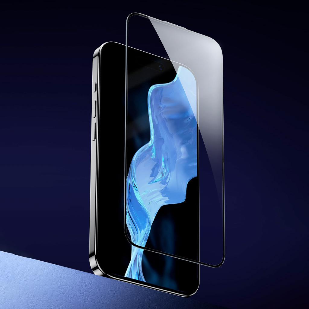 GlassPro+ 強化ガラスフィルム クリア【iPhone 15シリーズ】