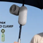 Momax、日傘に装着できる4D角度調節クリップファン『1° Go Clamp』発売